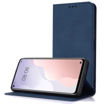 Capa iPhone 16 Flip Efeito Pele Azul