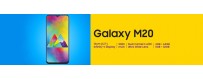 Capas protectoras específicas para telemóveis Samsung Galaxy M20